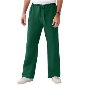 Scrub Pant 65% Polyester / 35% Cotton 1 Pocket Medium Evergreen Unisex Ea