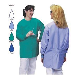 DenLine Protection Plus Jacket 3 Pkts Lng Tprd Slvs 31 in Medium Grn Womens Ea