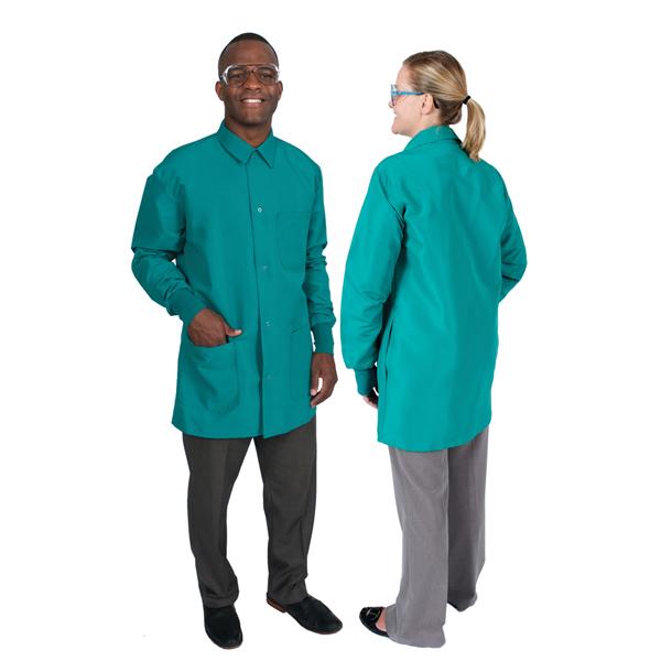 DenLine Protection Plus Mid-Length Jacket 3 Pockets 34 in Large Green Unisex Ea