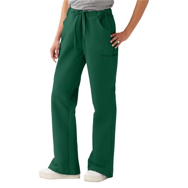 Scrub Pant 4 Pockets X-Small Evergreen Unisex Ea