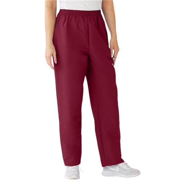 Scrub Pant 2 Pockets X-Large Wine Womens Ea