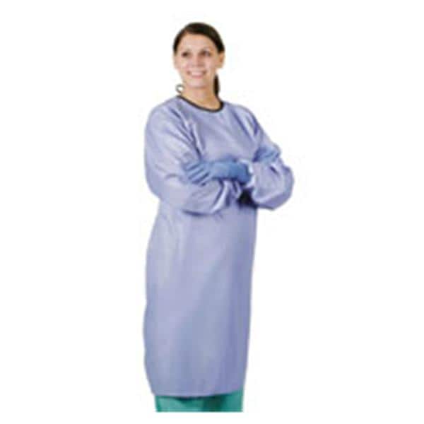 Isolation Gown 99% Polyester / 1% Carbon X-Large Ceil Blue Ea