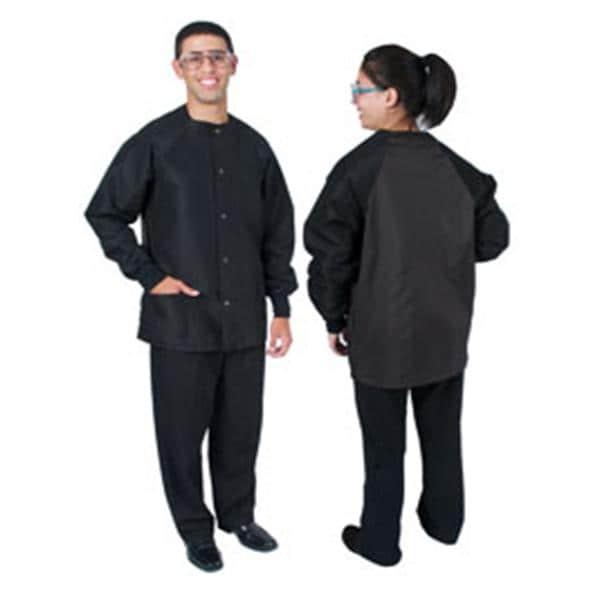 DenLine Protection Plus II Short Jacket 31.5" Unsx DL247 4XL Blk Fld Rsist Ea