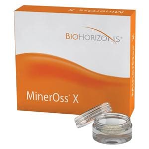 MinerOss X Cancellous Graft and Membrane Placement Xenograft bone 0.5g/1.2cc Ea