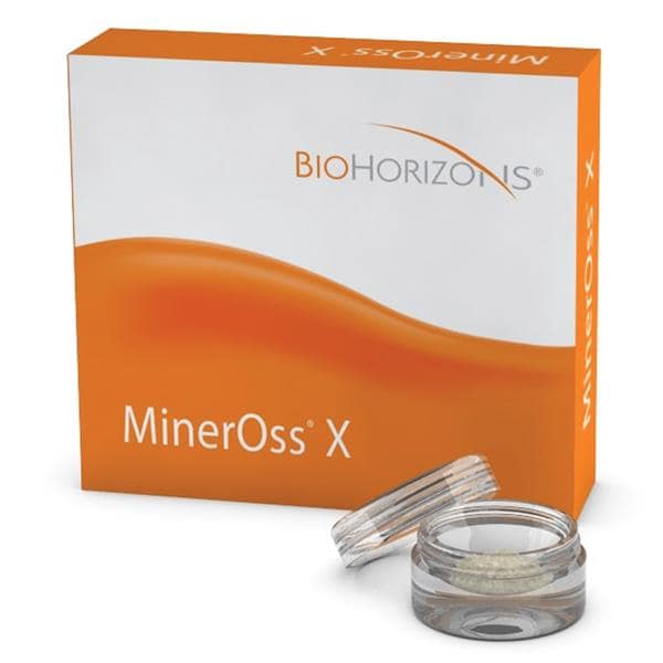 MinerOss X Cortical Graft and Membrane Placement Xenograft bone 0.5g/0.8cc Ea