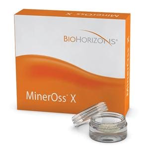 MinerOss X Cancellous Graft and Membrane Placement Xenograft bone 2.0g/6.8cc Ea