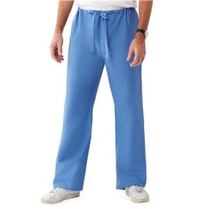 Scrub Pant 65% Polyester / 35% Cotton 1 Pocket X-Small Ceil Blue Unisex Ea