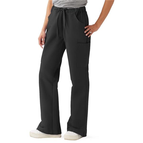 Scrub Pant 65% Polyester / 35% Cotton 4 Pockets X-Small Black Unisex Ea