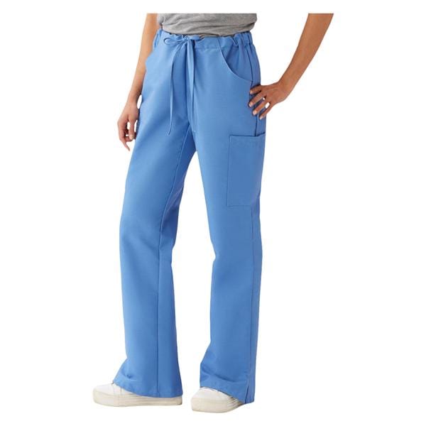 Scrub Pant 4 Pockets X-Small Ceil Blue Unisex Ea