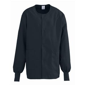 ComfortEase Warm-Up Jacket 2Pckt Long Sleeves / Knit Cuff 3X Large Blk Unisex Ea