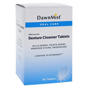 Dawn Mist Denture Cleanser Tablets 90/Bx, 24 BX/CA