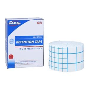 Retention Tape Non-Woven Fabric 2"x11yd White 10/Ca