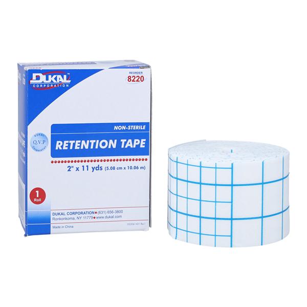 Retention Tape Non-Woven Fabric 2"x11yd White 10/Ca