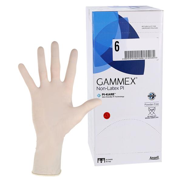 Gammex Synthetic Polyisoprene Surgical Gloves 6 White