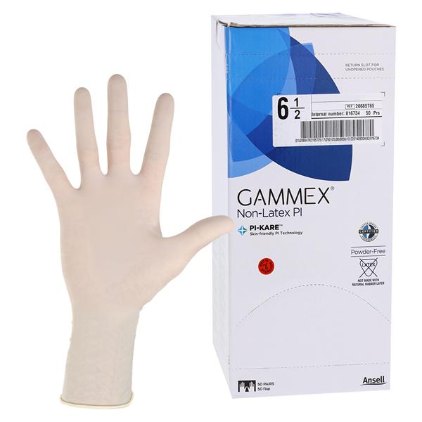 Gammex Synthetic Polyisoprene Surgical Gloves 6.5 White