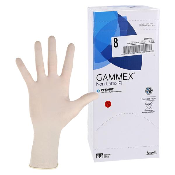 Gammex Synthetic Polyisoprene Surgical Gloves 8 White
