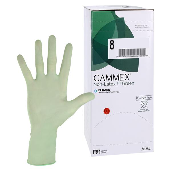 Gammex Polyisoprene Surgical Gloves 8 Green