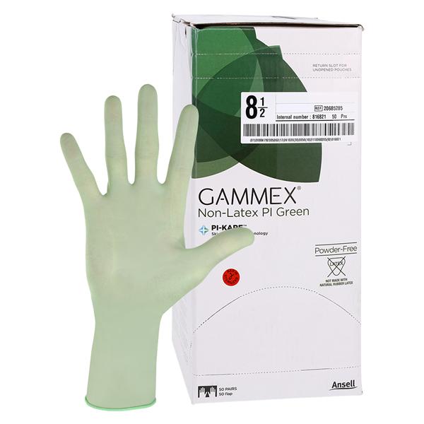 Gammex Polyisoprene Surgical Gloves 8.5 Green