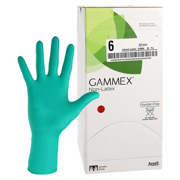 Gammex Neoprene Surgical Gloves 6 Green