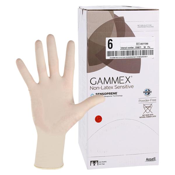 Gammex Neoprene Surgical Gloves 6 Natural