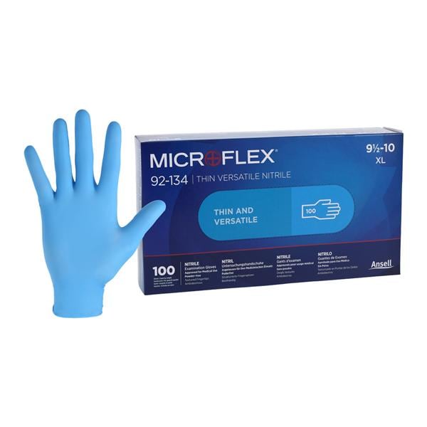 Wholesale Dental & Patient Hygiene Supplies, Microflex 92-134 Versatility  Nitrile Exam Glove 100/bx