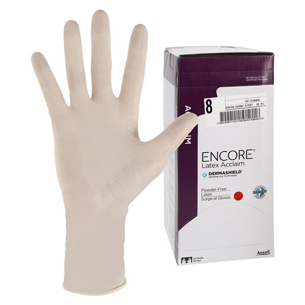 Encore Acclaim Surgical Gloves 8 Natural