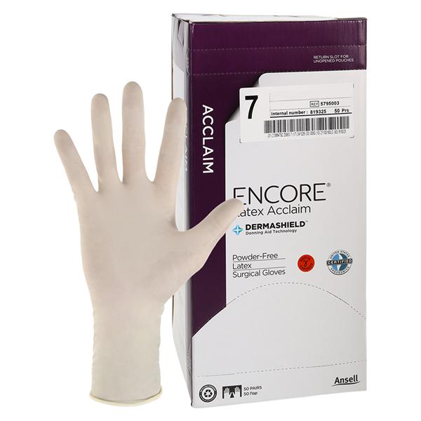 Encore Acclaim Surgical Gloves 7 Natural
