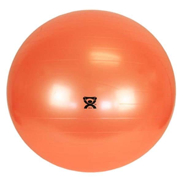 CanDo Exercise Ball Ribbed Plastic 22" Orange