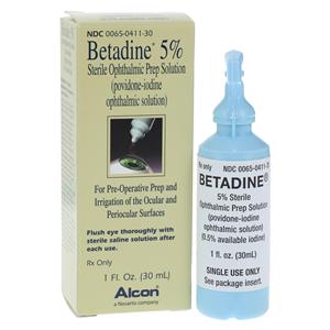 Betadine Ophthalmic Solution 5% Bottle 30mL/Bt, 24 BT/CA