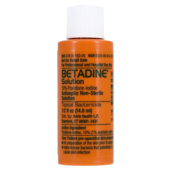 Prep Solution Betadine/PVP Iodine 10% .5oz