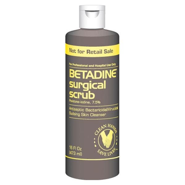 Surgical Scrub Betadine/PVP Iodine 7.5%, 12 BT/CA
