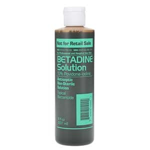 Betadine Prep Solution 8 oz Flip Top Bottle 8oz/Bt