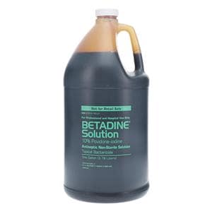 Betadine Prep Solution 1 Gallon Jug 1Ga/Bt, 4 BT/CA