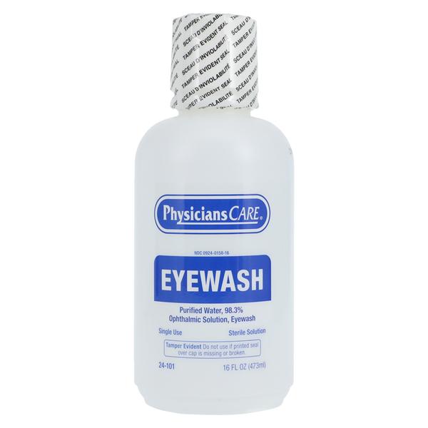 Saline Eye Wash Solution Bottle 16oz/Ea, 12 EA/CA