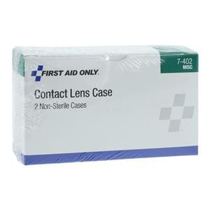Contact Lens Case Eye White Reusable 2-1/8x4x1-1/8" 2/Bx