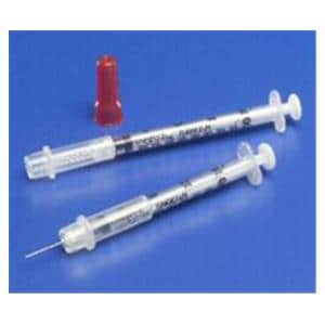 Monoject TB Syringe/Needle 25gx5/8" 1cc Prm Atch Ndl Sfty LDS 100/Bx