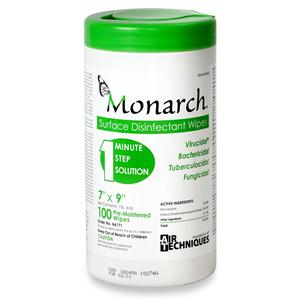 Monarch Disinfectant Wipes X-Large Canister 100/Cn