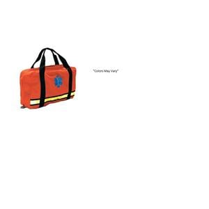 Flat-Pac Emergency Response Bag 16x9.5x5" Navy Zipper Closure 2 Carry Handles