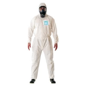 Michrochem Protective Coverall Micropor Breathable Laminate 3X Large White 25/Ca