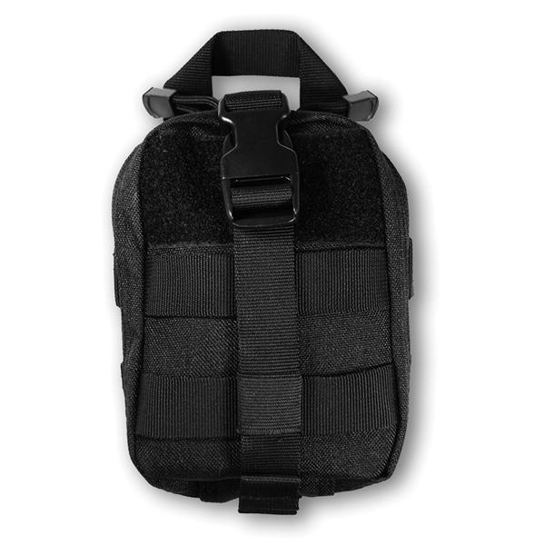Rip-Away IFAK Compact Pouch 2x4x6.5" Black Zipper Closure Grab Handle