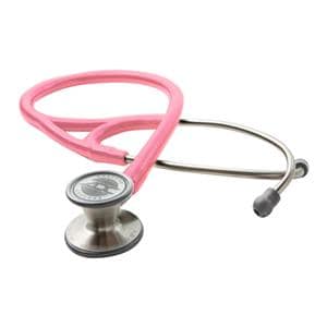 Adscope 601 Cardiology Stethoscope BCA Mtlc Pnk PVC Tubing Ea