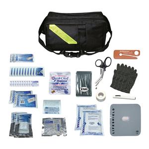 Rapid Response Pac Law Enforcement Trauma Bag 5x10x6" Black Zpr QckRls Bckl