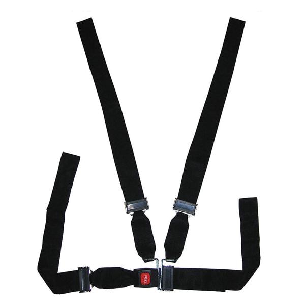 Restraint Strap Chest Nylon 4 Point Harness Push Button Buckle Ea