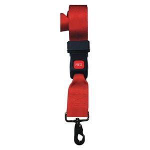 Restraint Strap Nylon Metal Push Button Buckle, Swivel Speed Clip Ends Ea