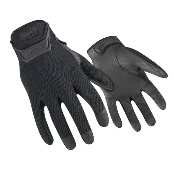 Ringers Synthetic Leather / Spandex Lightweight Tactical Gloves X-Large Black