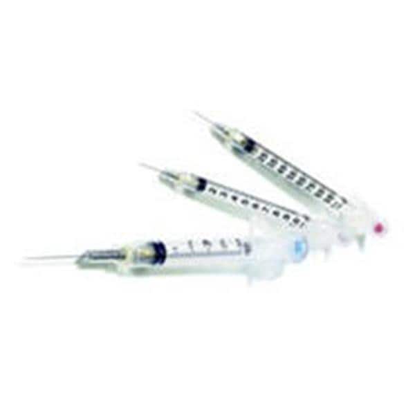 Syringe/Needle 3cc Lubricated 27gx1-1/2" VanishPoint Safety 6Bx/Ca