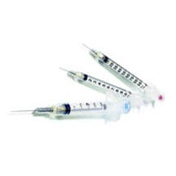 VanishPoint Hypodermic Syringe/Needle 27gx1.5 3cc Rtrctbl Fx Ndl Sfty LDS 6Bx/Ca