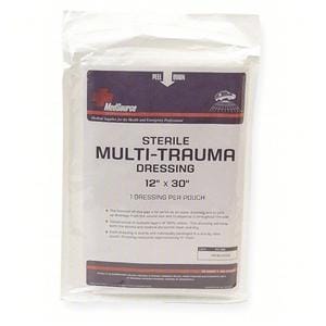 Non-Woven Multi-Trauma Dressing 12x30" Sterile Highly Absorbent, 25 EA/CA