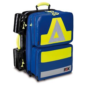 Backpack Blue Zipper Closure Adjustable Shoulder Straps