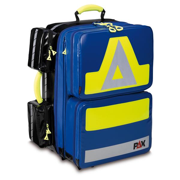 Backpack Yellow Zipper Closure Adjustable Shoulder Straps